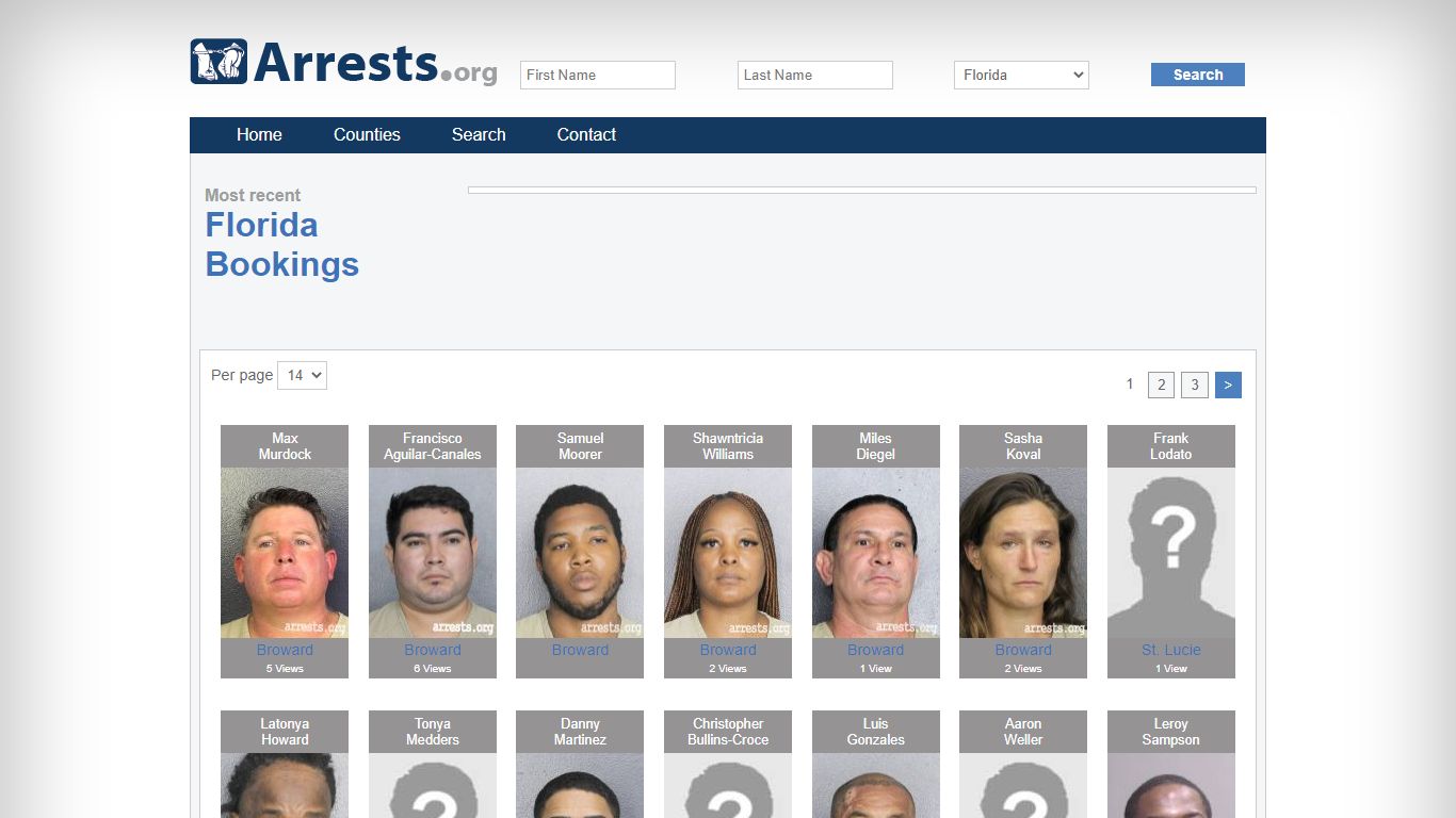 Florida Arrests and Inmate Search